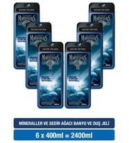 Le Petit Marseillais  Mineraller ve Sedir Ağacı Duş Jeli 400 ml x6