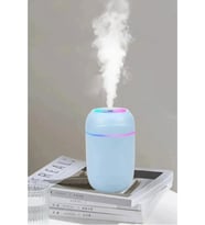 300 Ml Ulrasonik Hava Nemlendirici Buhar Makinesi Ve Aroma Difüzörü (Beyaz)