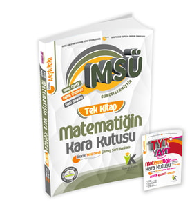 MSÜ Matematiğin Kara Kutusu Tek Kitap Konu Özetli Dijital Çözümlü Çıkmış Soru Ba