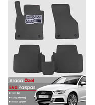 AUDİ A3 HATCHBACK (2013-2020) Uyumlu EVA Paspas Tam Set–Araca Özel,Su Geçirmez,Kolay Montaj
