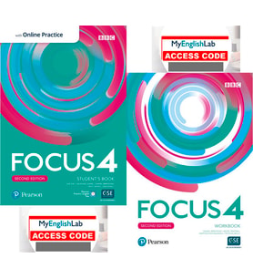 Focus 4 Student's Book + Workbook  2nd Edition with Online Practice  (Online Access Code lu)