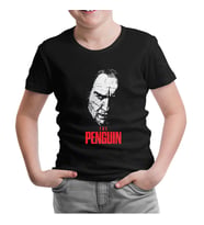 The Penguin Siyah Çocuk Tshirt