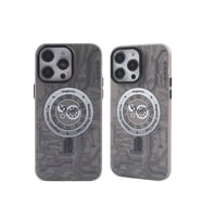 iPhone 14 Pro Max Kılıf Apollo Magneticsafe Desenli Kapak - Apollo Siyah - 1
