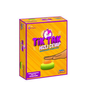 Tik Tak Hızlı Cevap Kutu Oyunu - Mavi Su Dünyası (Çok Renkli)