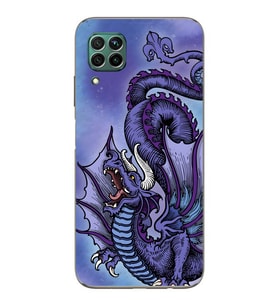 Huawei P40 Lite Uyumlu Baskılı Yumuşak Silikon Şeffaf Telefon Kılıfı