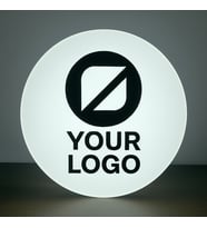 Kişiye Özel Baskılı LED Lamba - 37x37 cm (Beyaz)