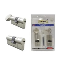 Yuma 68 mm Çelik Kapı Kilidi Silindir Barel 2 li Seti