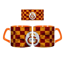 Galatasaray Damalı Porselen Kupa