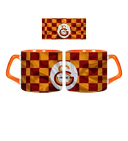 Galatasaray Damalı Porselen Kupa