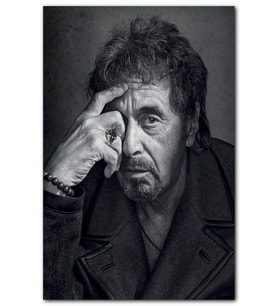 Cakatablo Al Pacino Baba Filmi Tesbih MDF Tablo
