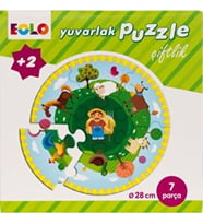 Yuvarlak Puzzle-Çiftlik