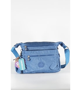 Nemo Bags Kadın Çok Cepli Ayarlanabilir Çapraz Askılı Omuz Çantası (Turkuaz)