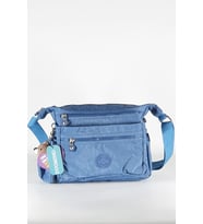 Nemo Bags Kadın Çok Cepli Ayarlanabilir Çapraz Askılı Omuz Çantası (Turkuaz)