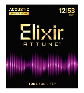 Elixir Attune Phosphor Bronze Light Akustik Gitar Teli (12-53)