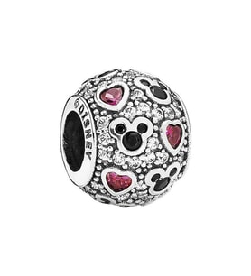 Nur Silver Mor Kalpli Gümüş Charm NUR-BL01776