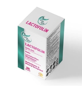 Lactofolin Folik Asit, Kolin, Probiyotik, Multivitamin 30 Kapsül