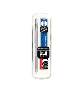 SCRIKSS GRAPH-X VERSATİL KALEM 3'LÜ SET 0.7MM KURŞUN GRİ