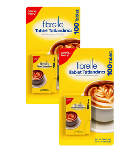 Fibrelle Sukralozlu Tablet Tatlandırıcı 100'lük Cep 2 adet