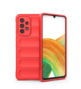 Galaxy A33 5G Kılıf Optimum Silikon - Kırmızı