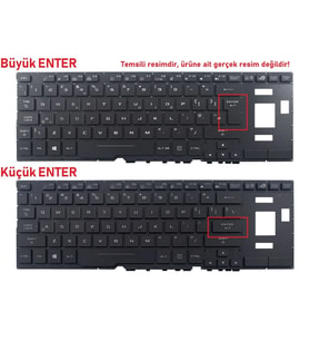 Asus GX735GWR Klavye Işıklı (RGB)