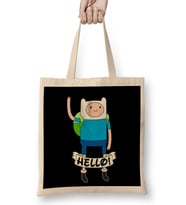 Finn Hello Adventure Time Hello Bez Çanta Uzun Saplı