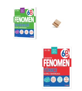 Fenomen 6. Sınıf Maarif 6B Serisi Fen Bilimleri ve Türkçe Soru Bankası + Telefon Standı