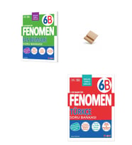 Fenomen 6. Sınıf Maarif 6B Serisi Fen Bilimleri ve Türkçe Soru Bankası + Telefon Standı
