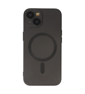 Apple İphone 14 Plus Kılıf Moshi Lens Magneticsafe Silikon - Siyah