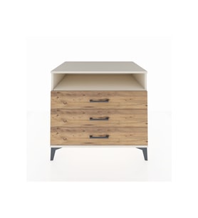Kronos Şifonyer Tek Raflı 3 Çekmeceli 88x59x80 Aytaşı-Çam