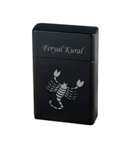 Burcunuza Özel Rezistanslı Metal Siyah Çakmak