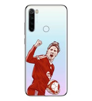 Redmi Note 8 Uyumlu Fernando Torres Desenli Şeffaf Telefon Kılıfı
