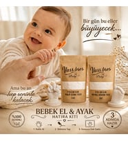 Bebek El Ayak Heykel Kalıp Alma Kiti, Yeni doğan 3d Aljinat Kalıp, Heykel Yapım seti, (ÇİFT EL - ÇİFT AYAK )