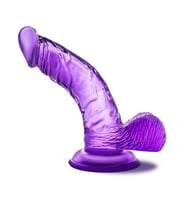 Fastieshop Mor Eğik Jel Penis - 14.5 cm