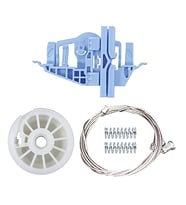 Fiat Doblo 2011-20015 Arası Arka Sol Kapı Uyumlu Cam Kriko Teli ve Tamir Seti Takımı Kiti