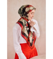 Silk Home Twill İpek Desenli Eşarp 11529