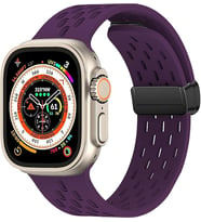 Apple Watch için Manyetik Ter Önleyici Spor Kordon, Suya Dayanıklı, Nefes Alabilen Silikon Kayışlar. iWatch Ultra SE Serisi 9/8/7/6/5/4/3/2/1,Kadın Erkekler için, 42mm 44mm 45mm 49mm
