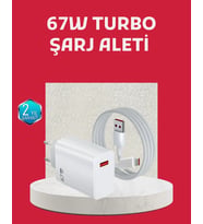 67 Watt Turbo Şarj Motorola G30 G50 G60 G82 Uyumlu