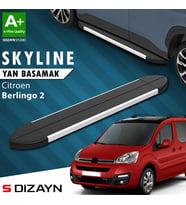 S-Dizayn Citroen Berlingo 2 Skyline Aluminyum Yan Basamak 193 Cm 2008-2018 A+ Kalite