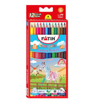 Fatih Kuru Boya Jumbo Üçgen Triangular Tam Boy 12 Renk 33490