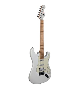 DMX Guitars DEG100 HSS PW Elektro Gitar (Polar White)