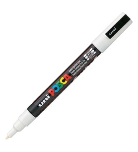 UNİ POSCA SU BAZLI POSTER MARKER 0.9-1.3 BEYAZ PC-3M