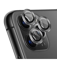 Microsonic Apple iPhone 11 Pro Max Tekli Kamera Lens Koruma Camı Füme