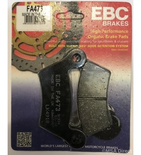 Ebc Fa473 2009-2012 Can-am Spyder RS-S Uyumlu Arka Fren Balatası Organik Balata