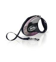 Flexi Glam M Beden Siyah 5MT Şerit Tasma