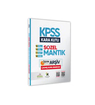 KPSS Sözel Mantık Kara Kutu Konu Özetli Dijital Çözümlü ÖSYM Çıkmış Soru Havuzu Bankası