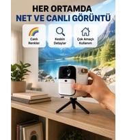 Hafif ve Taşınabilir Projektör – 750 Gram Ağırlıkla Mobil Kullanıma Uygun Yeni Nesil