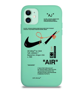 Apple iPhone 11 Uyumlu Lansman Kılıf Sneakers Tasarımlı Altı Kapalı İçi Kadife Kaplı Silikon Kapak (Şeffaf)