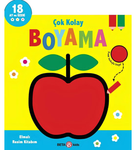 Nessiworld Çok Kolay Boyama Elmalı Resim Kitabım