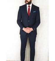 Jan Carlucci Slimfit Yelekli Drop 6 Takım-Lacivert