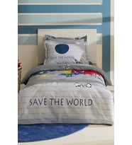 Karaca Home Young Macellan %100 Pamuk Tek Kişilik Pike Takımı Multicolor (Gri)